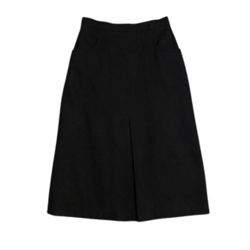 Beautiful Ann Stevens Wool Midi Skirt